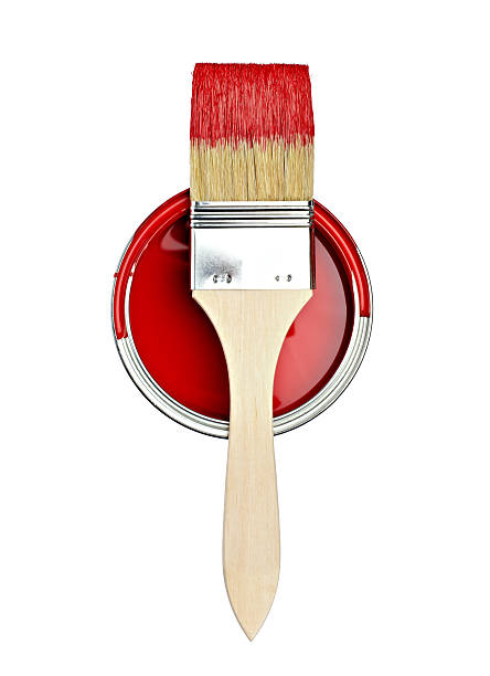 istock paint color tin can and brush 466636904