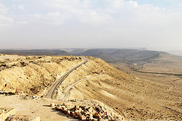 istock Negev Desert landscape view from ancient city of Avdat 466640760