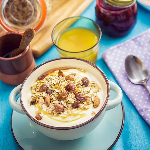 istock Traditional Belgium Breakfast Served on a Table 466644114