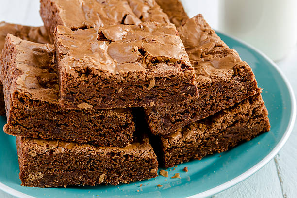 istock Homemade Double Chocolate Chunk Brownies 466648890