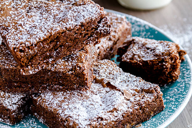 istock Homemade Double Chocolate Chunk Brownies 466652428