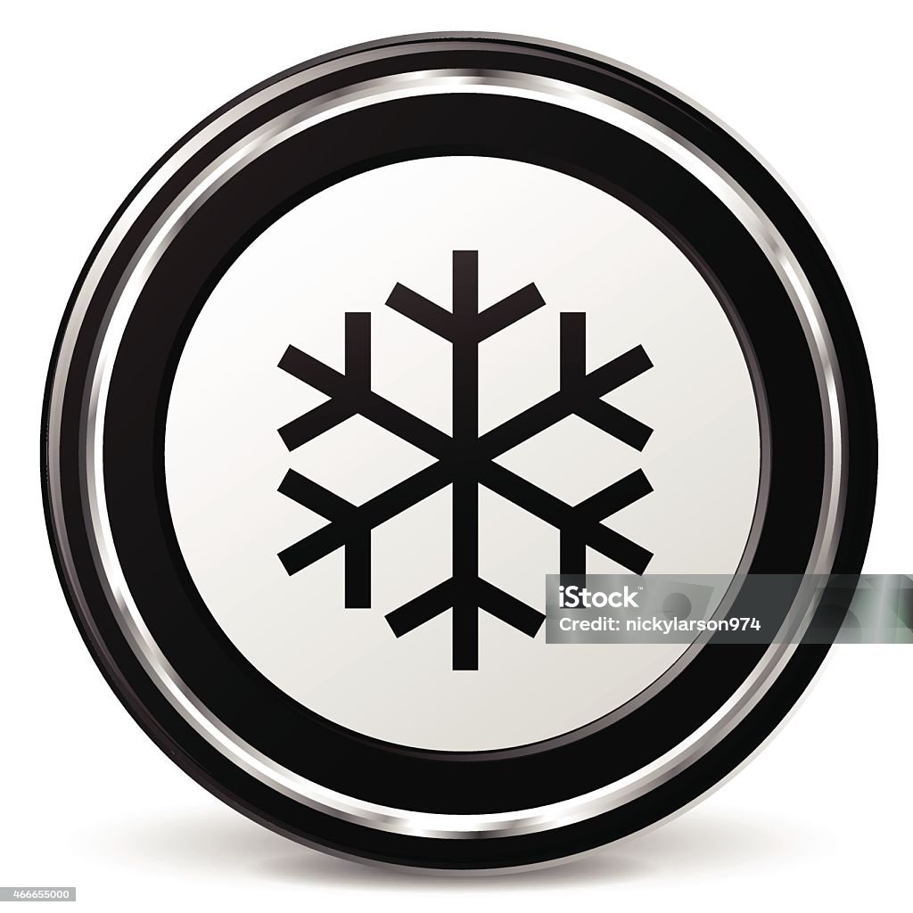 snow icon with metal ring illustration of snow icon with metal ring 2015 stock vector