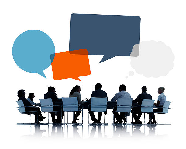 istock Business People Talking in a Board Room 466655524