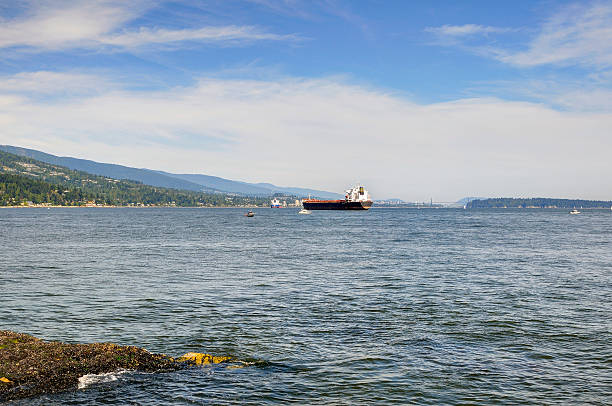Landscape of sea, North Vancouver, Canada