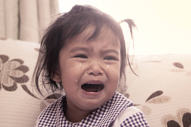 istock cute little girl is crying 466663080