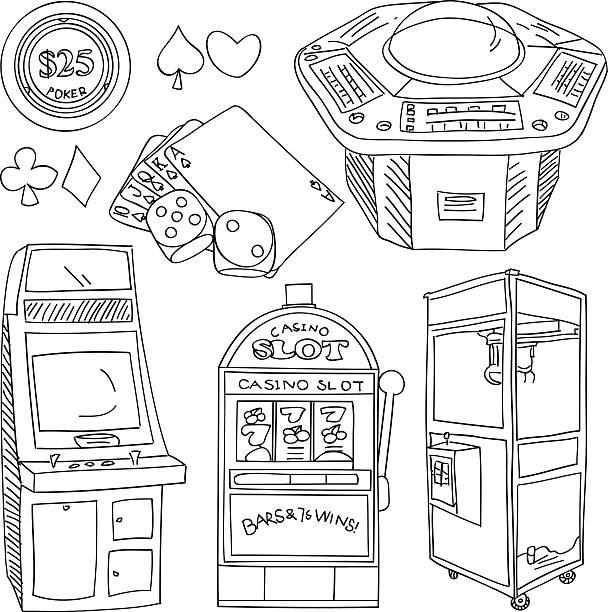 Slot Box Drawing 430+ Slot Machine Drawings Stock Illustrations, Royalty-Free Vector ...