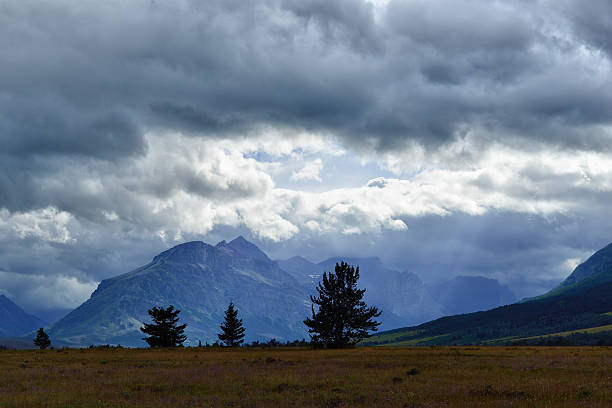istock stormy sky over Glacier National Park in summer 466667554