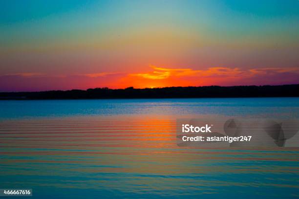 Sunset At Lake Texoma Stock Photo - Download Image Now - Lake, Texas, Oklahoma