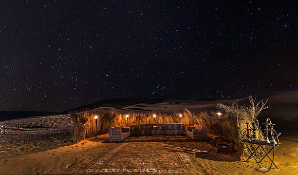 istock Desert Tent Night with Stars 466667684