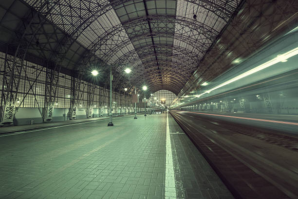 istock High speed train departs from the station 466671246