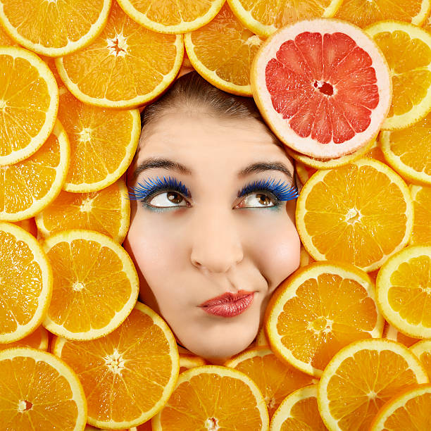 istock Woman and fruits 466671696