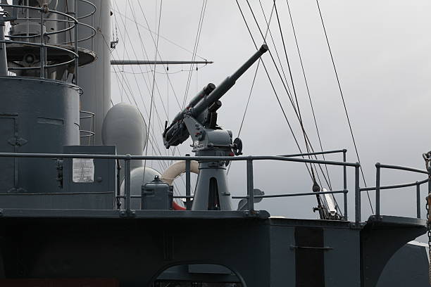 istock Anti-aircraft cannon 466672582