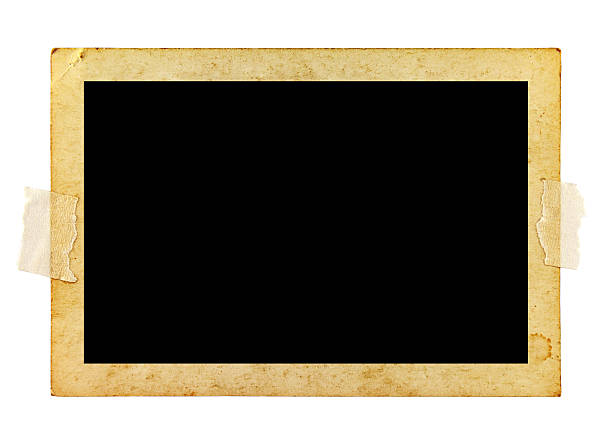 istock Vintage photo frame on white background 466675046