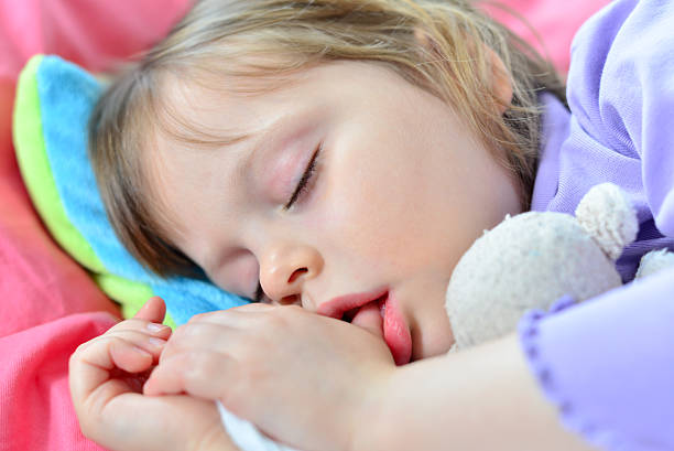 istock Little cute baby sleeping 466676504