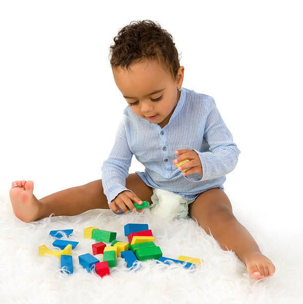 istock African toddler with blocks 466676528