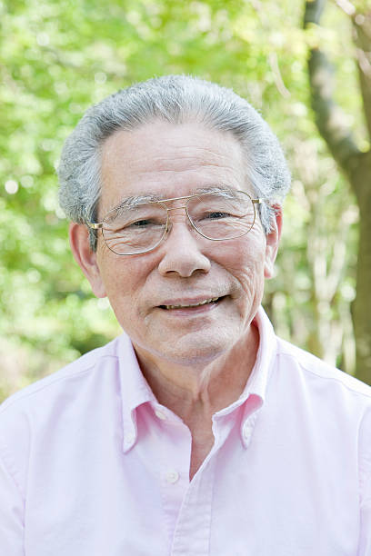 istock The old man who smiles 466679311