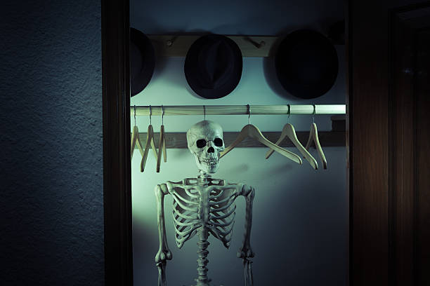 Skeleton in the Closet - Hanging Half Body Hz