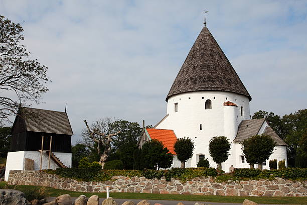 istock Olsker Rundkirke - medieval round parish church 466681235