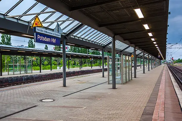 Railway Station Potsdam Hbf in Potsdam (Berlin)