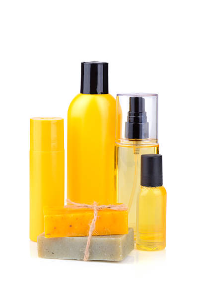 istock Orange soaps and lotions 466683834