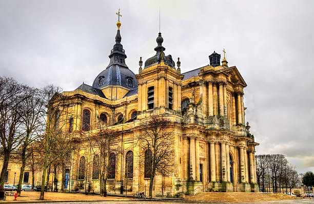 saint-louis cathedral di versailles - reggia di versailles foto e immagini stock