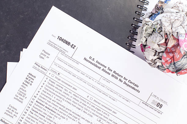 istock U.S. income tax form 466685063