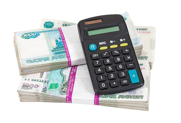 istock Business concepts. money with calculator on a white background 466686955