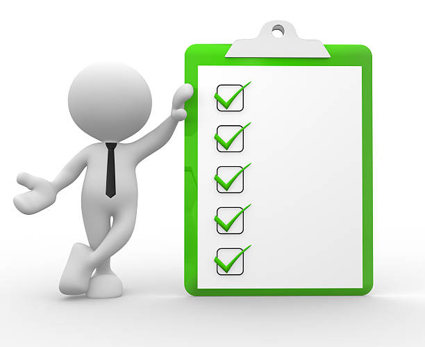 istock Graphic icon of a business man with a tick box chart 466687640