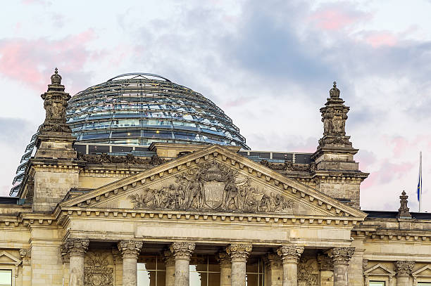 istock Reichstag building in Berlin against a sky 466687978