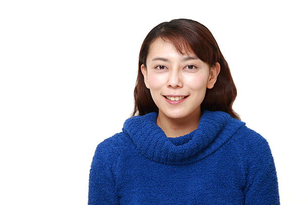 istock Japanese woman smiles 466691496