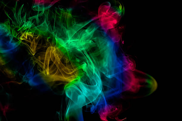 istock Colorful smoke on the Black background 466693273
