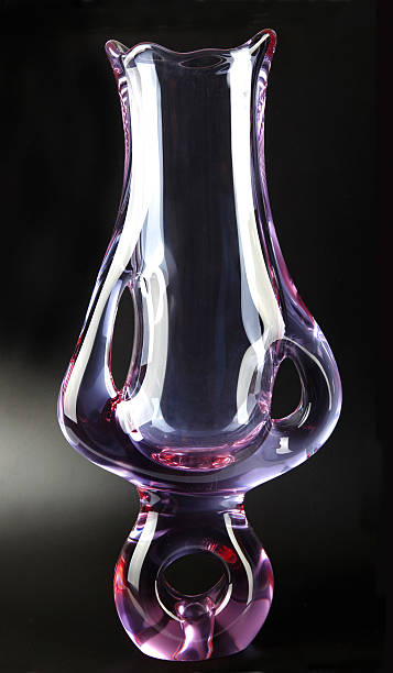 istock Purple glass vase 466696002