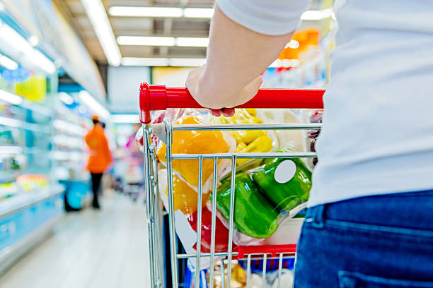 istock shopping at supermarket 466696816