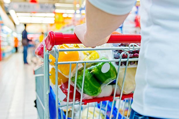 istock shopping at supermarket 466696840
