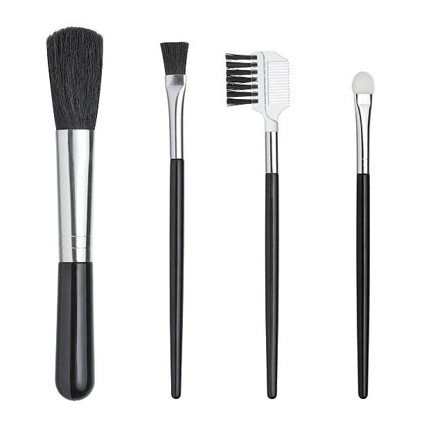 istock Professional makeup brush isolated on white background 466696948