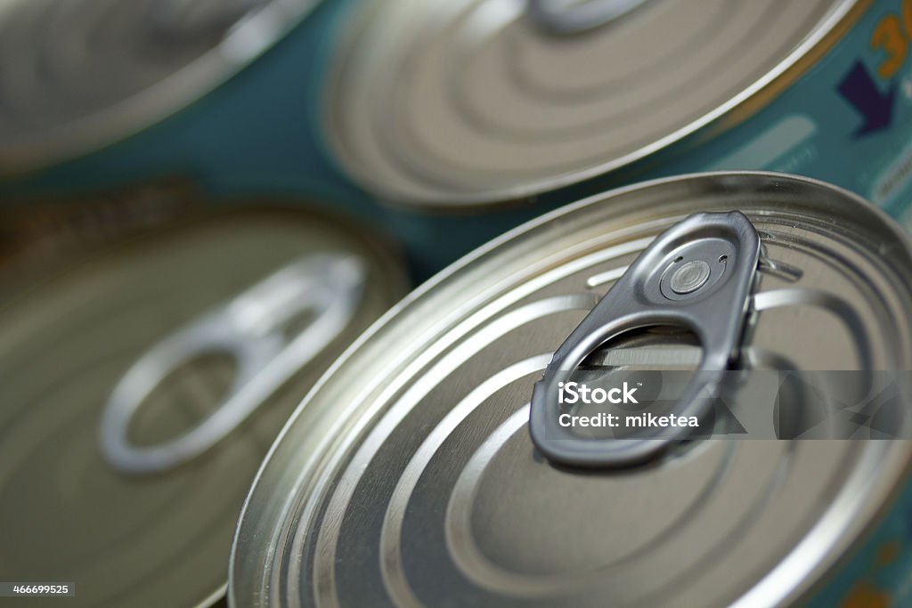 Tinned comida - Foto de stock de Abridor com anel royalty-free