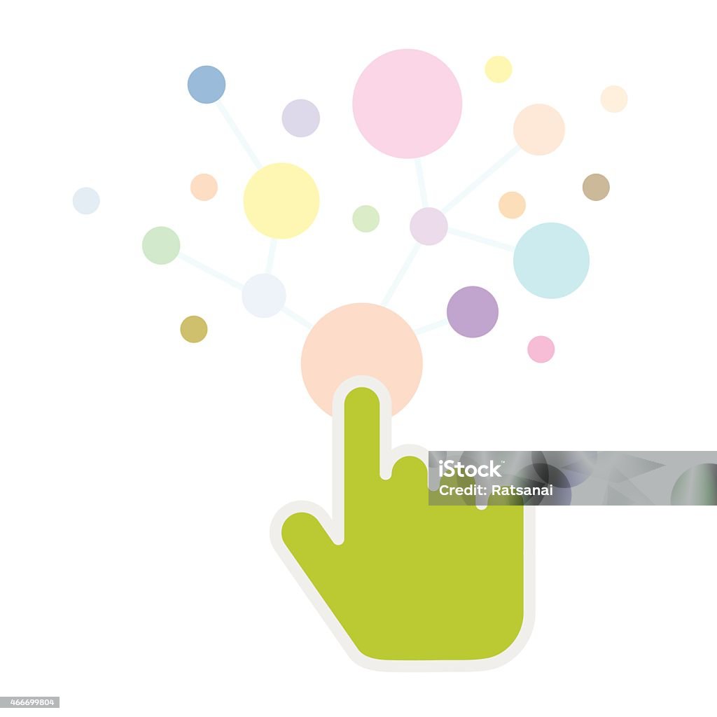 Hand Point 1 Hand Point Vector Stock Illustration - Download Image Now - 2015 ...
