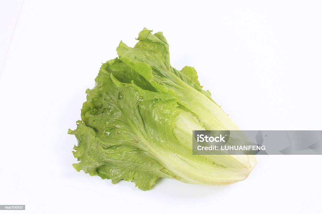 Lettuce Salad isolated on white Endive Stock Photo