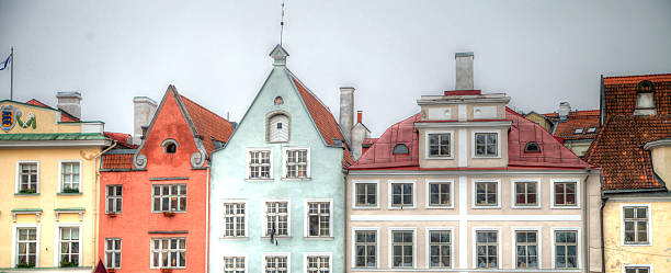 istock Old streets of European cities. 466704808