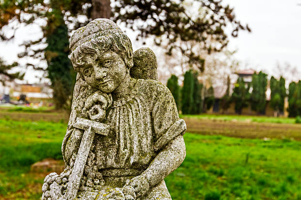 istock Portrait of a sad angel 466705004