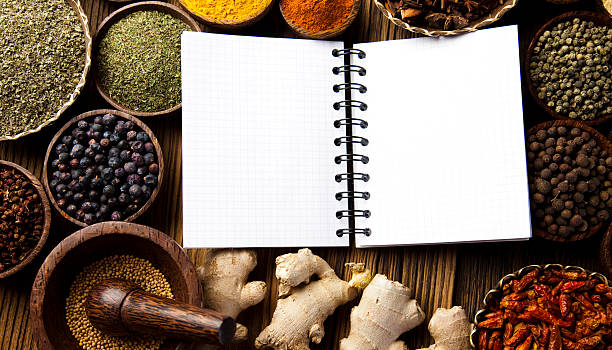 istock Spices on wooden bowl background 466706289