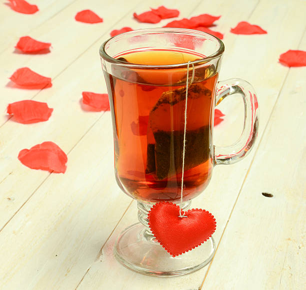 istock Hearts and tea for Valentine's Day 466712310