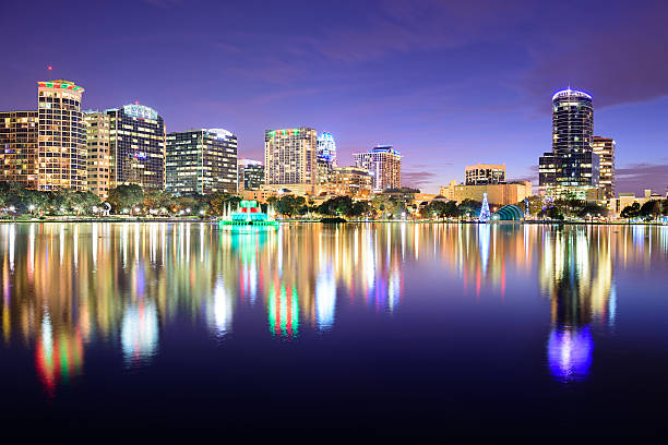 istock Orlando Florida Nighttime Skyline 466713964