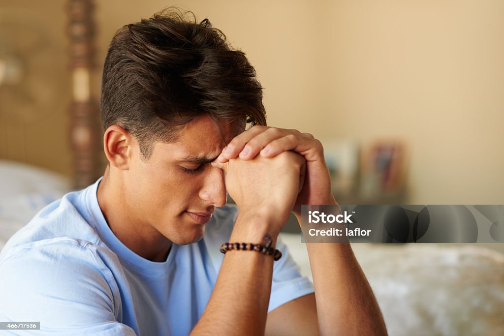 What was I thinking? Shot of a young man looking depressedhttp://195.154.178.81/DATA/istock_collage/a4/shoots/785279.jpg 20-29 Years Stock Photo