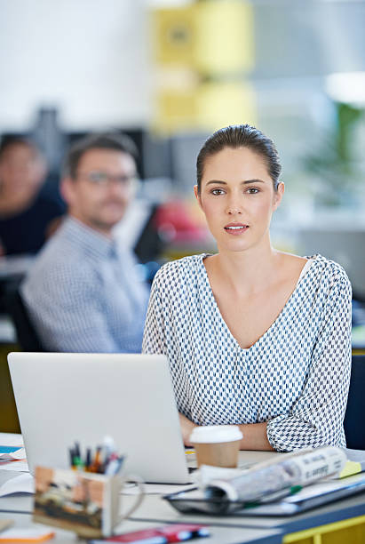 istock She's ahead of the office curve 466718204