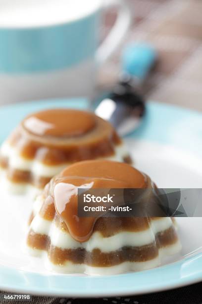 Gelatin Dessert Stock Photo - Download Image Now - 2015, Blue, Brown