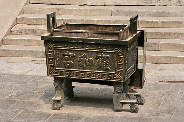 Incense Burner at a Chinese temple in Beijing, china.