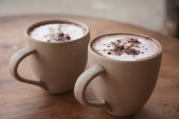 istock Two Mugs of Hot Chocolate 466720542