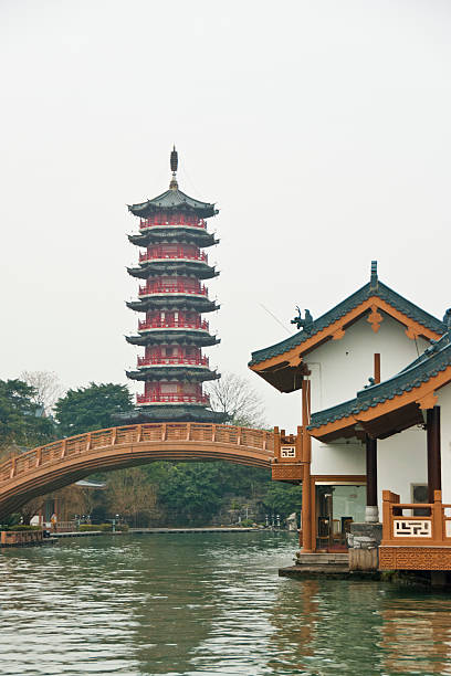 Wanbu Huayan Sutra Pagoda (White Pagoda) in Hohhot, Inner Mongolia Autonomous Region, China