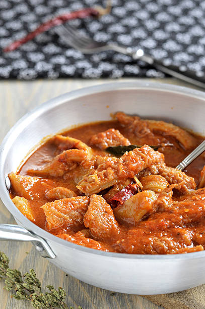 istock Trippa with tomato sause, spicy chili. 466725683
